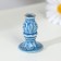 Candlestick, gzhel, color, 5x4 cm, mix