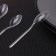 A disposable plastic spoon for buffet, 10 cm, transparent color, 50 pcs/un