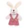 Soft toy "Bunny in a sundress", on a suspension, color mix