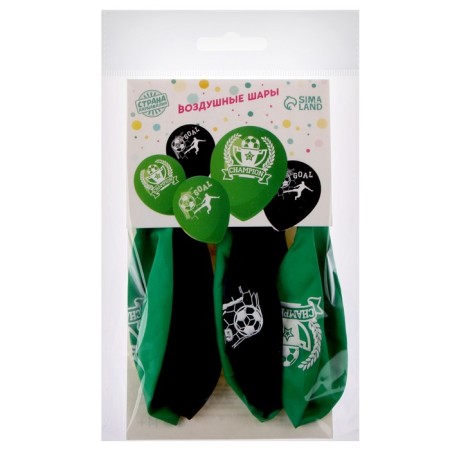 Shar Latex 12 "Football", set of 5 pcs.-4
