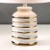 Table lamp 16610/1wt E14 40W white-gold 20x20x32.5 cm Risalux