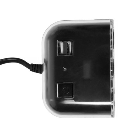 Torso cigarette lighter, 12-24 V, USB 2A, wire 50 cm, backlight-2