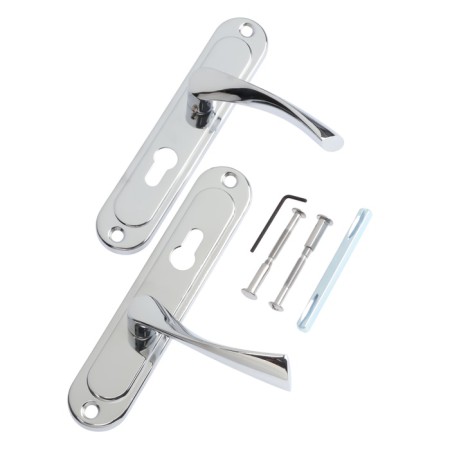 Lockland 001 handles on the bar, m/o 55 mm, color chromium-4