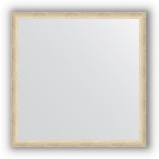 Mirror in the baguette frame - aged silver 37 mm, 70 x 70 cm, evoForm