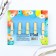 A set of clothespins for decorating the willow "with a bright Easter", 10 x 12 cm.