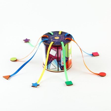 Game on the Montessori system "Bizobord Figures"