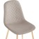 Stol on a metal frame DABL Metal/velor, gold/beige 44x53x86 cm
