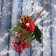 Decor "Winter charm" berry grenades, 22 cm