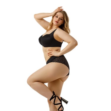 Women's bras of Lengy, size 90c, black color-7
