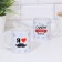 Sublimation mug "The best dad. Love", with the application