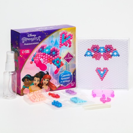 Aquamosaic "Jewelry", Bracelet and Ring, Princess-1