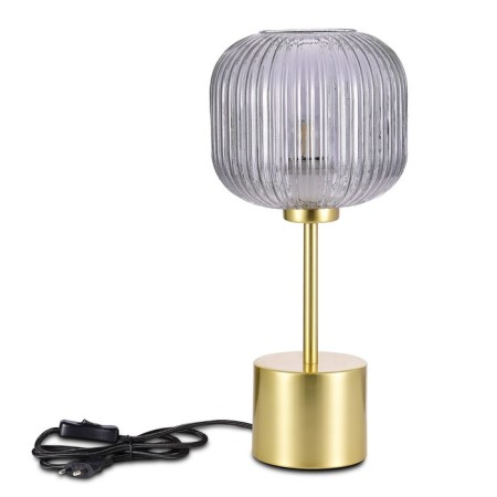 ST LUCE bedside lamp. SL1154.304.01. Gran. 1x60 watts, E27, 20x20x44 cm, brass color