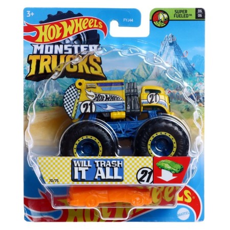 Machine "Basic Monster Truk", scale 1:64, MIX color-5