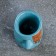 Kashpo - organizer "Higherulus of the MOAI" turquoise bronze, 10cm