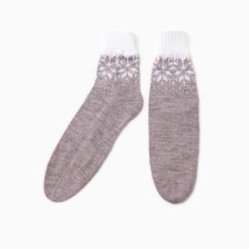 New Year. Women's socks, lilac color, rr 25-27