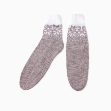 New Year. Women's socks, lilac color, rr 25-27