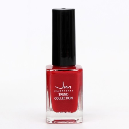 Nail polish jeanmishel, tone 245, red, matte, 12 ml-8