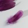 A set of goose feathers 13-18 cm, 20 pcs, dark purple