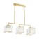 Gerda lamp 3he27 40W gold 78x31x33-90cm Bayerlux