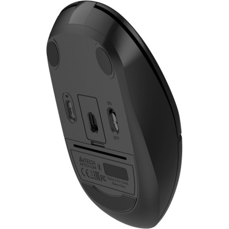 Mouse A4Tech FSTYLER FB12S black optical (1200DPI) Silent wireless BT/Radio USB (2BU 102939-8