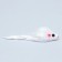 Artificial fur mouse, 5 cm, white