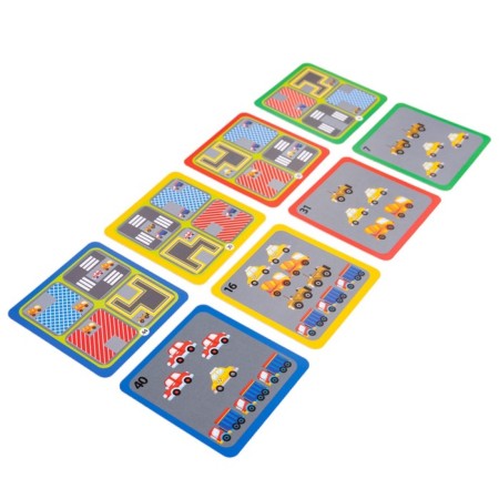 Magnetic game in a tin box "Automobile puzzle"-4