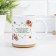 Sublimation mug "beloved granddaughter" flowers with a doll, with application