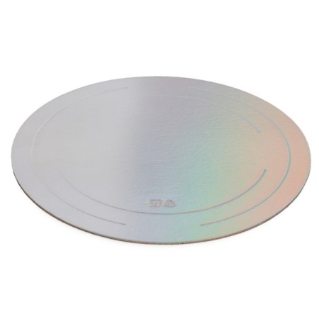 The substrate is reinforced, 28 cm, silver-pearl, 3.2 mm-1