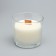 A candle made of soy wax in a glass with a wooden wick "Spring Lundysh", 65 grams