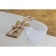 Massage brush for the body of the share, with a pen, natural bristles