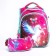 Baby backpack on lightning, pink color