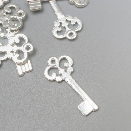 Suspension "key" silver 2x1 cm-1