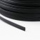 Artificial rattan 8 mm 100 m wave (black)