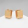Earrings Metal "Chord" smooth, color gold