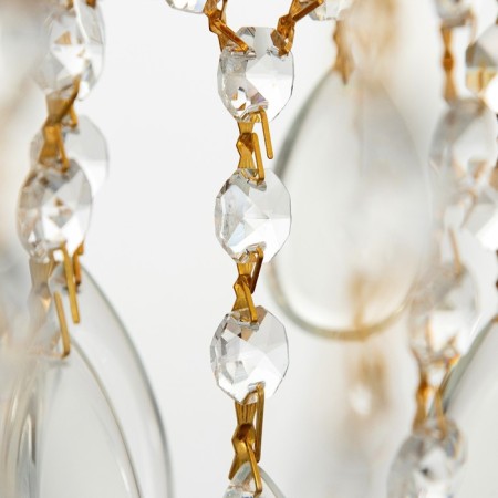 Polina chandelier 5x60W E14 gold 50x50x41cm SVK-13