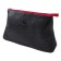 Cosmetic bag with lightning, black color