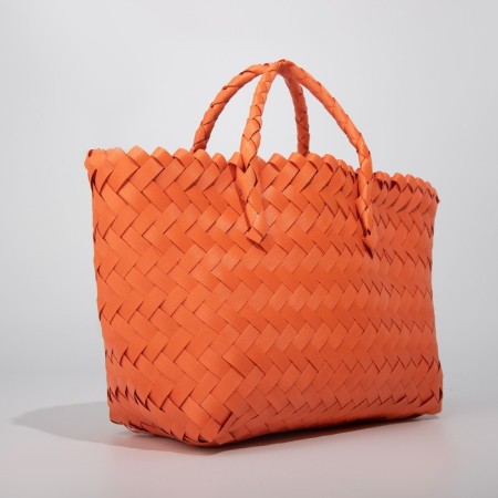 Bag Women's Tout without fasteners, Orange color-1