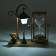 Sanding clock "Street flashlight", souvenir, with backlight, 15.5 x 6.5 x 15.5 cm