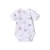 Body baby with short sleeve "Dream", Milk/Blue color, Height 80