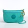 Bag Women's Cross-Bodi with a zipper, turquoise color