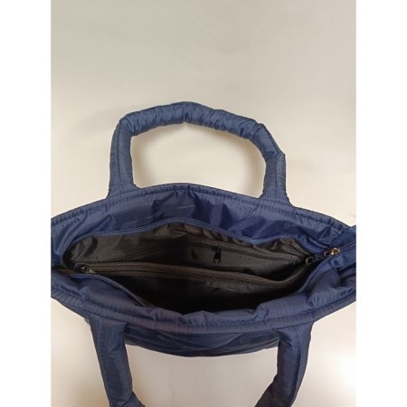 Female bag mila nylon dark blue color-4