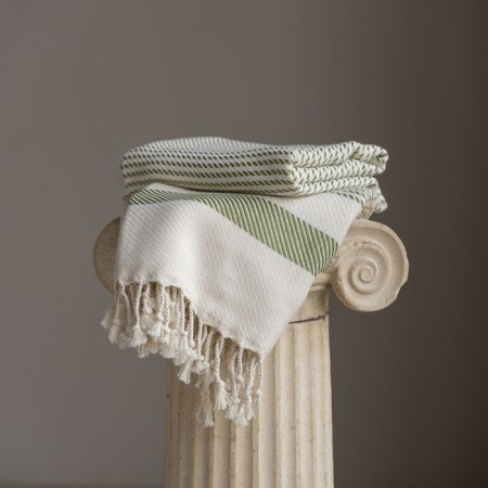 Pasionaria towel "Riza", 1200 gr, size 90x190 cm, green color-2