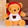 Soft toy "Bear" in the jacket, 23 cm, color mix
