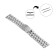 Watch strap, 22 mm, L-17.4 cm, spinks in the kit, silver