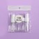 Storage set, 4 items, white/transparent color