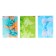 A4 notebook, 80 sheets, ruler, "delicate flalor", cover of shared cardboard, matte lamination, block 65 g/m2, 3v mix