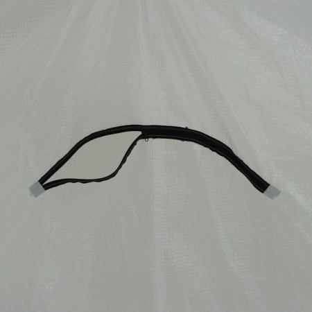 Greenhouse, 3.7 × 2.45 × 2.1 m, galvanized metal, profile d = 25 mm, a capacitive film cover 120 μm-1