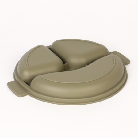 Baby Baby 3 sections, comfortable handles, m & b, 22.5x19.5x3, green-4