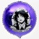 Foil ball 18 "Every day - about you", a circle, with a substrate