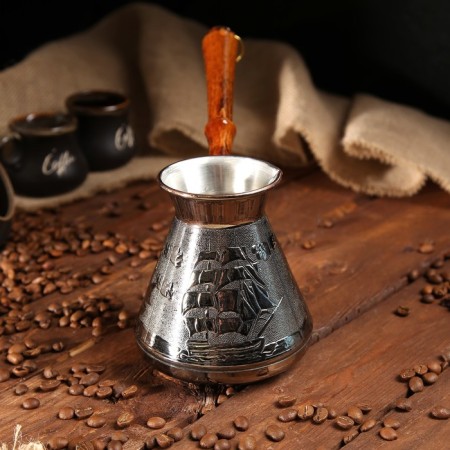 Turk for coffee Copper "Scarlet Sails", 0.6l-1
